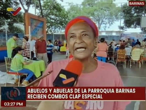 32 Círculos de Abuelos beneficiados con la entrega de combos Clap y atención nutricional en Barinas