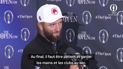 British Open - Rahm : “Le mot clé est patience”