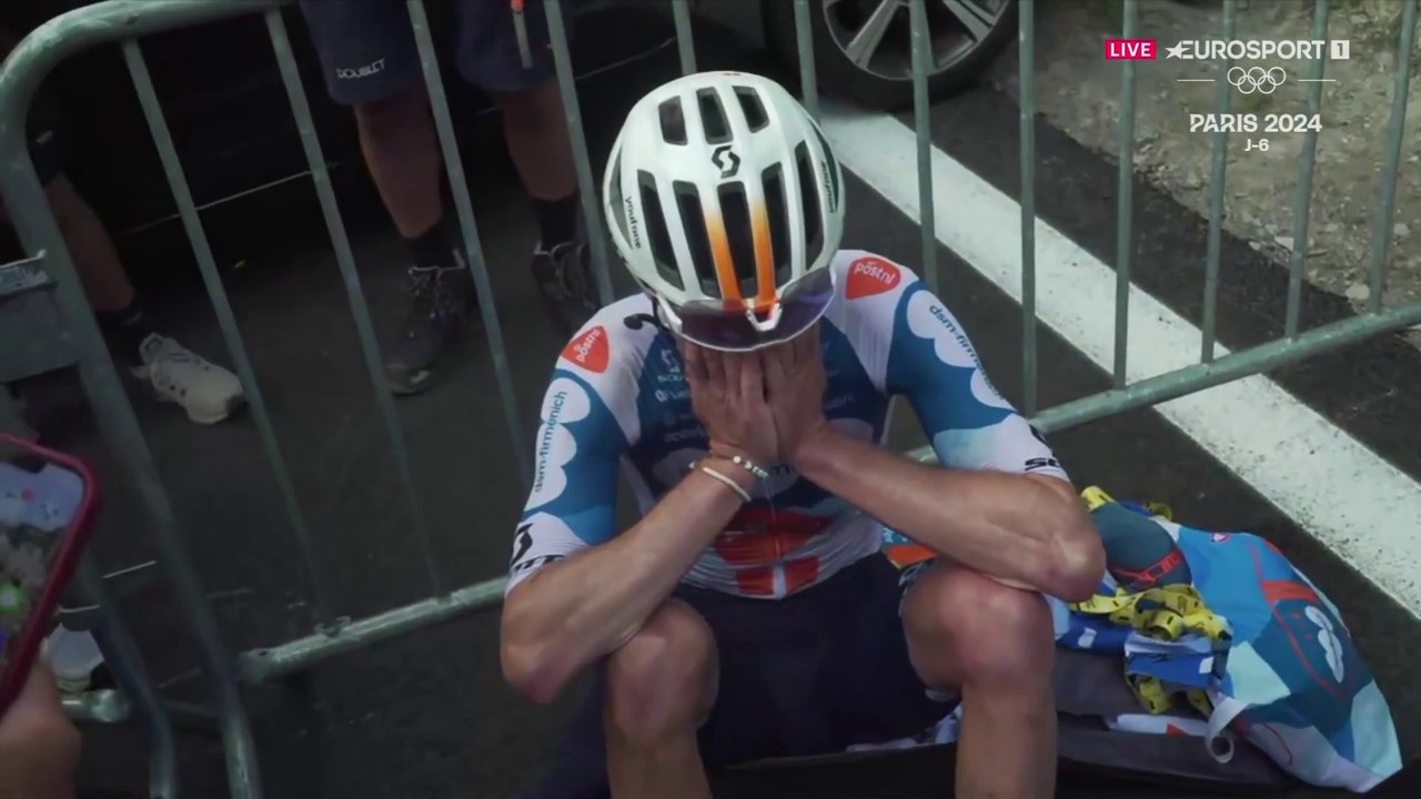 Tour de France 2024 - Immense émotion : Romain Bardet, les larmes de l'ultime montée