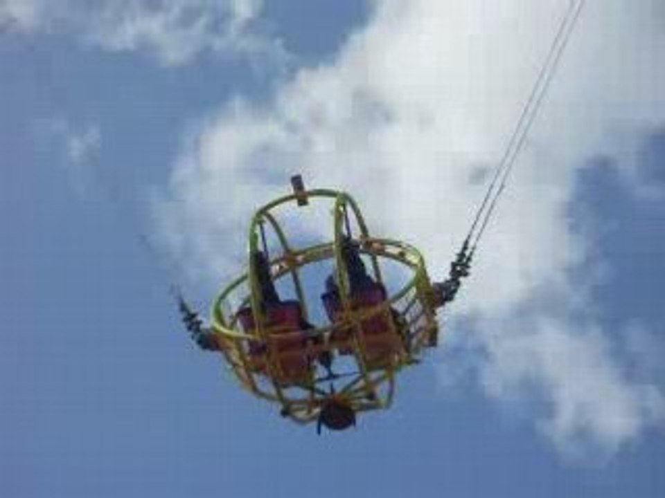 Catapulte à la fête foraine à Nancy