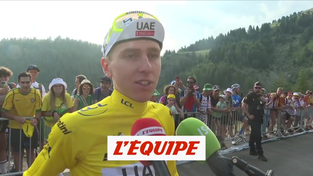 Pogacar : «Je n'ai pensé gagner que dans les derniers moments de l'étape» - Cyclisme - Tour