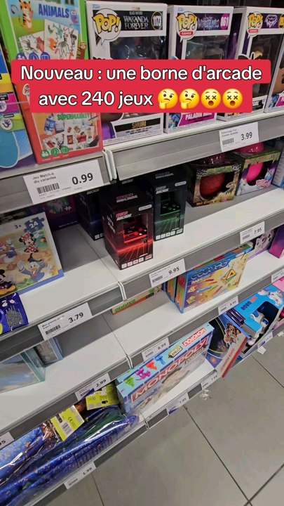 je teste une mini borne d'arcade avec 240 jeux #essai #teste #test #magasinaction #action #jeux
