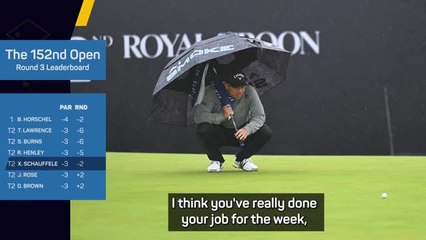 Schauffele only focused on himself heading into tight final day