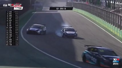 TCR World Tour 2024 Brazil Qualifying Maglione Regadas Big Crash