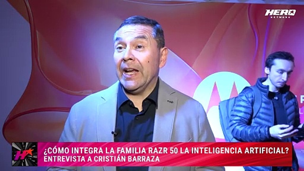 Lanzamiento en Chile de la familia motorola razr 50 | Entrevista a Cristián Barraza