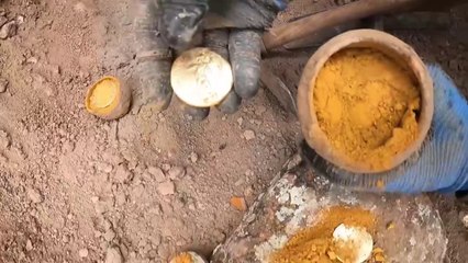 Bir Kazan Altın Tozu Hazine  Bulunma anı treasure gold  Part 1