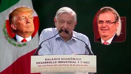 AMLO califica a Donald Trump como "fuerte y visionario" al destacar labor de Marcelo Ebrard