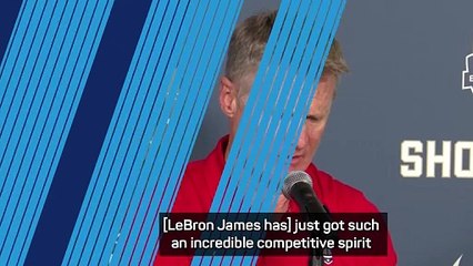 I don't think LeBron was thrilled to be benched in the third quarter - Kerr