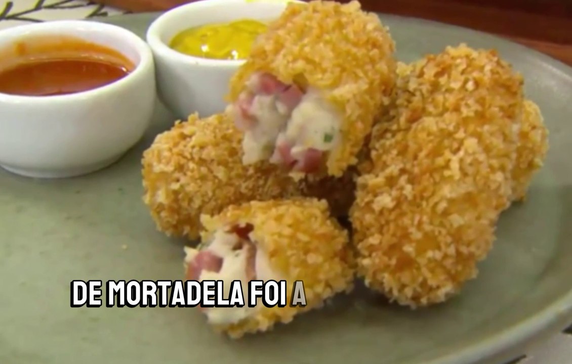 Croquete Cremoso de Mortadela Ana Maria Braga Receita de HOJE!