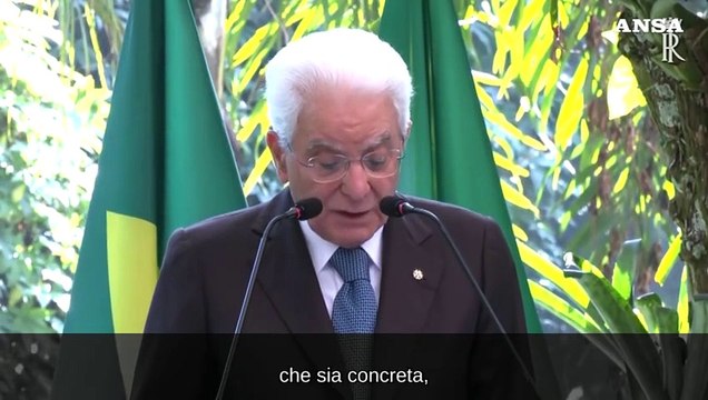 Mattarella: Urgente transizione verde concreta ed efficace
