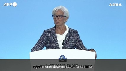 Lagarde: "Su settembre siamo aperti, dipende dai dati"