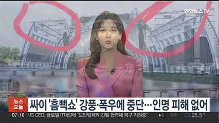 싸이 '흠뻑쇼' 강풍·폭우에 중단…인명 피해 없어