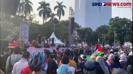 Massa Demo Tolak Israel di Olimpiade Paris 2024 Mulai Padati Kawasan Patung Kuda