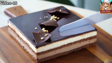 Praline Chocolate Mousse Yammy Cake.How to Make Praline Chocolate. #Indulovecooking