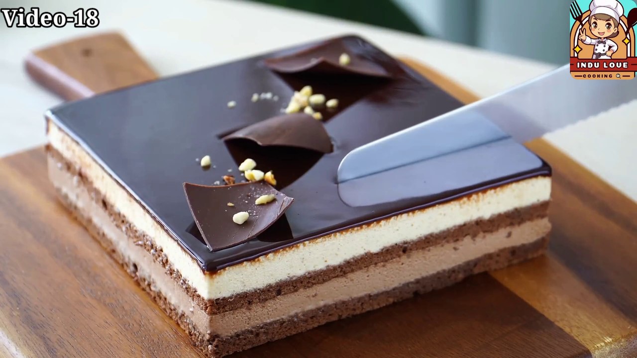 Praline Chocolate Mousse Yammy Cake.How to Make Praline Chocolate. #Indulovecooking