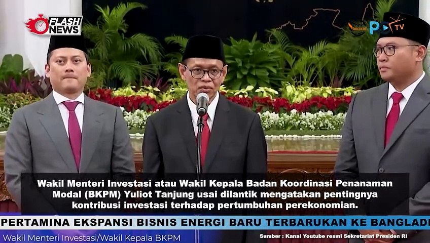 Ini Pernyataan Pers Wakil Menteri Usai Dilantik Jokowi di Istana Negara