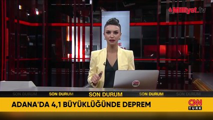 AFAD duyurdu! Adana'da 4.1 büyüklüğünde deprem