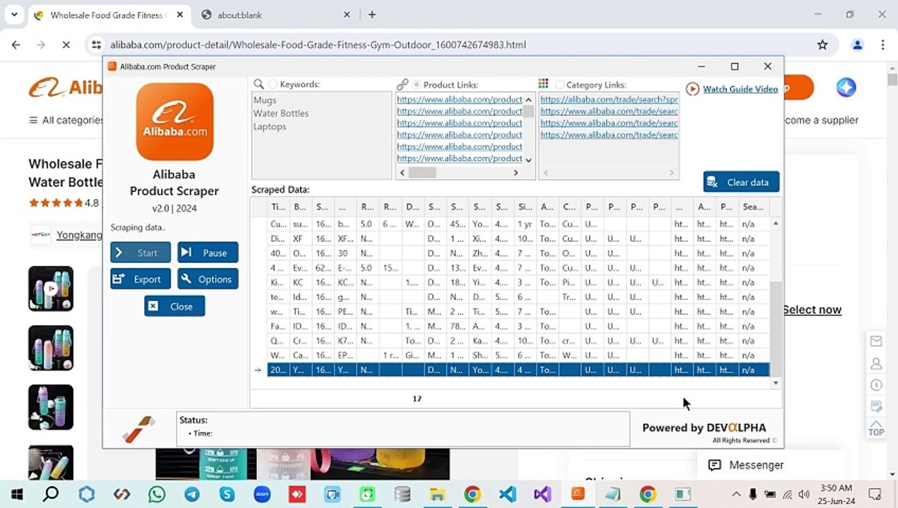 Alibaba Product Scraper v2.0 | Extract Products Data from Alibaba.com in 2024 | Using Product Links