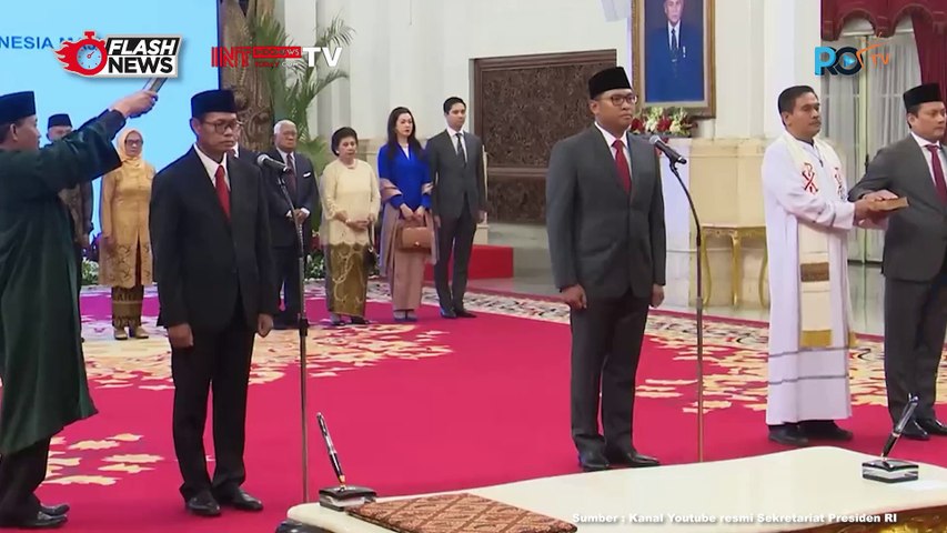 Presiden Jokowi Lantik 3 Wamen Baru Di Kabinet Indonesia Maju Wamenkeu, Wameninves, Dan Wamentan