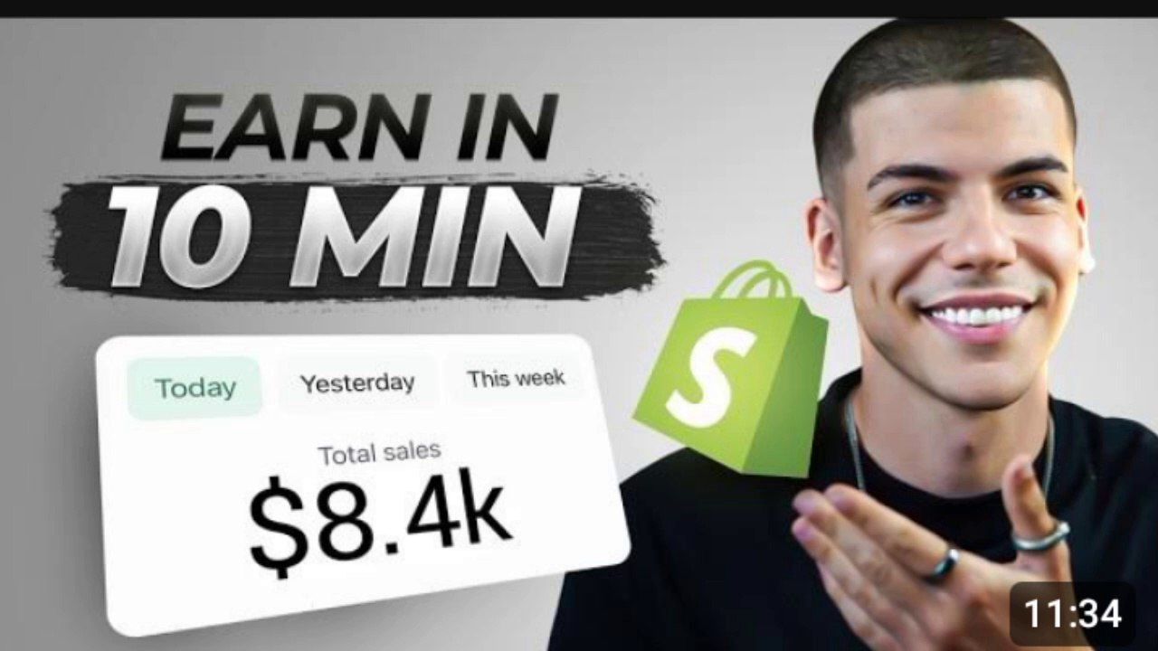 How to build a shopify store&make money (shopify tutorial) for beginner