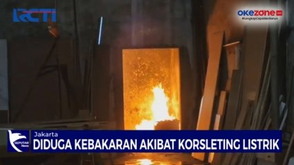 Kebakaran Pabrik Helm dan Mebel di Kalideres, 17 Mobil Damkar Dikerahkan