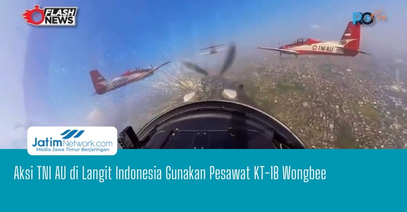 Aksi TNI AU di Langit Indonesia Gunakan Pesawat KT-1B Wongbee