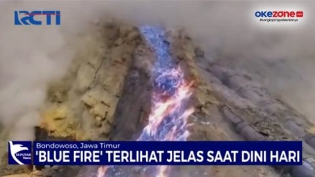 Fenomena Api Biru Abadi Kawah Ijen dan Danau Air Asam Terbesar di Dunia
