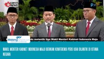 Wakil Menteri Kabinet Indonesia Maju Berikan Konferensi Pers Usai Dilantik di Istana Negara