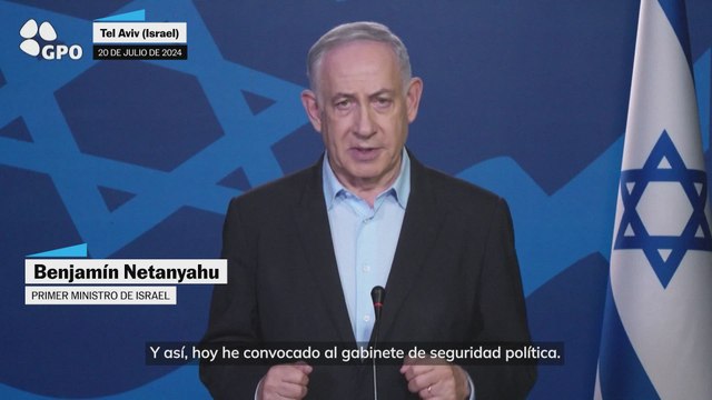 Benjamín Netanyahu: Cualquiera que nos haga daño pagará un precio muy alto