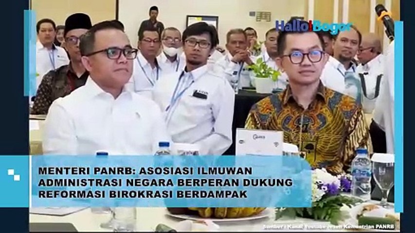 Menteri PANRB: Asosiasi Ilmuwan Administrasi Negara Kunci dalam Reformasi Birokrasi