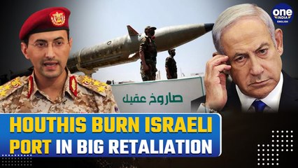 Houthis Massive Retaliation Shakes Israel | Houthis Target Port Eilat After Yemen Port Bombed