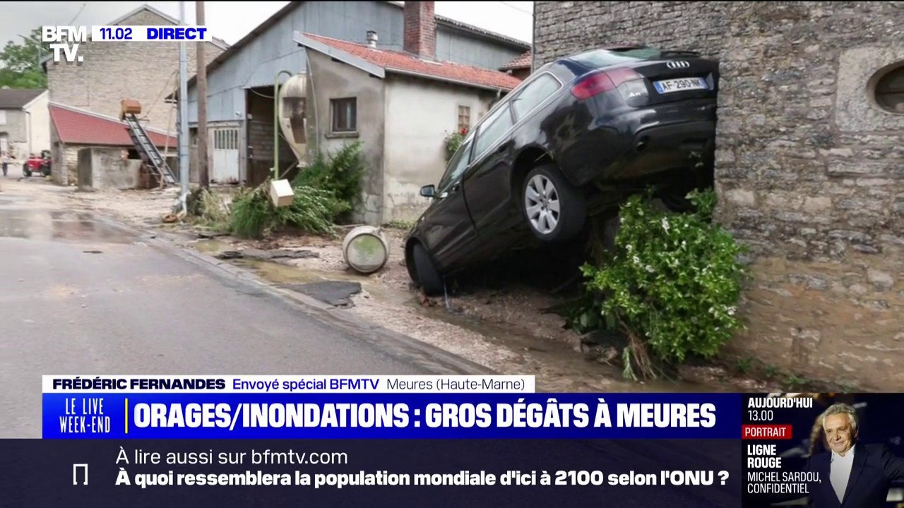 Orages à Meures: pour les habitants, l'heure est au nettoyage