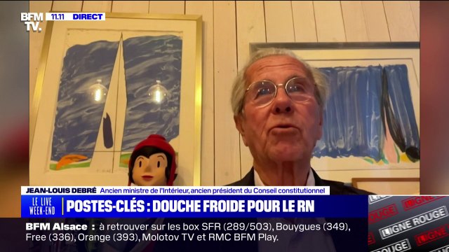 Postes-clés à l'Assemblée: Les usages républicains ont été bafoués , indique Jean-Louis Debré, ancien ministre de l'Intérieur