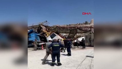 Gabar'da sondaj kulesi devrildi