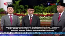 Keterangan Pers Wakil Menteri Usai Dilantik di Istana Negara