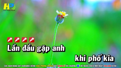 Karaoke Chiều Sân Ga Tone Nữ Nhạc Sống (Beat Hay) Hoài Phong Organ