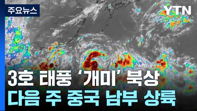 3호 태풍 '개미', 中 상륙 후 진로 '유동적'...한반도 영향은? / YTN