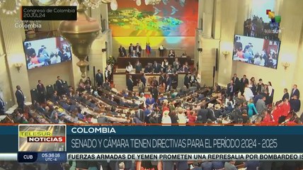 Colombia tiene mesas directivas legislativas para el período 2024-2025
