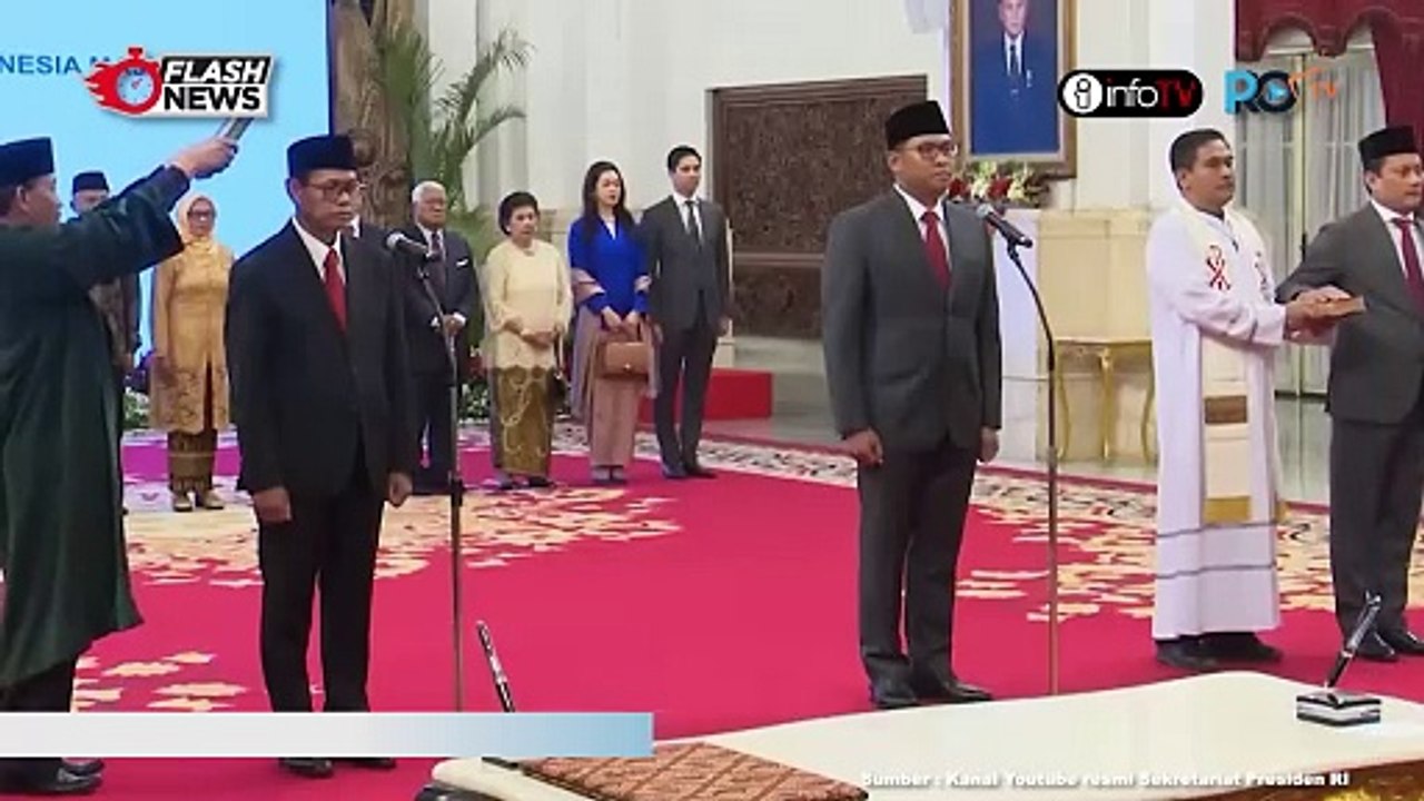PRESIDEN JOKOWI LANTIK 3 WAMEN BARU DI KABINET INDONESIA MAJU WAMENKEU, WAMENINVES, DAN WAMENTAN