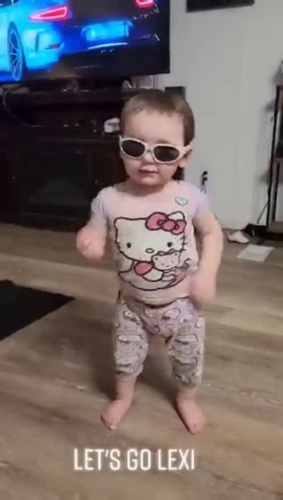 Cute baby dance