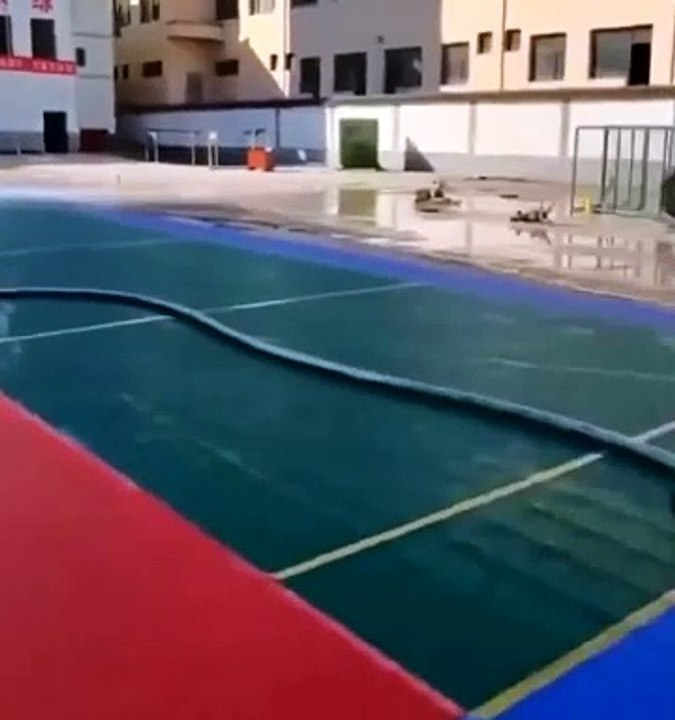 Wild hose training for firefighters