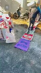 Hard Worker Mason Preparing Room Floor Desgin