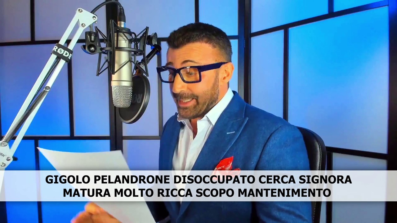Gigolò pelandrone cerca donna ricca scopo mante...
