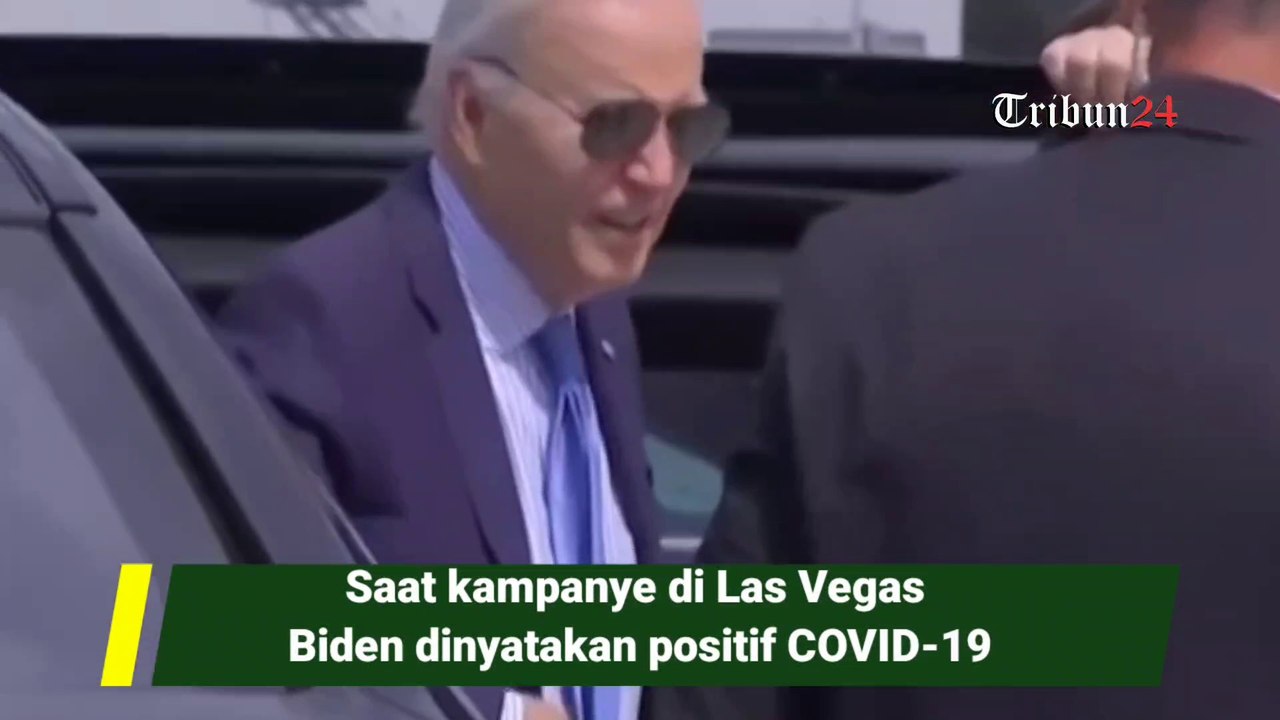 Saat kampanye di Las Vegas Biden dinyatakan positif COVID-19
