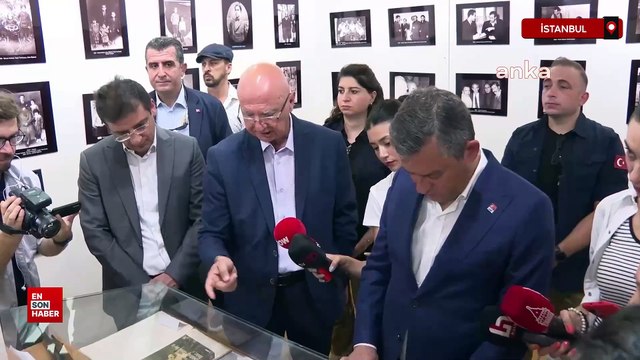 CHP Genel Başkanı Özgür Özel, Orhan Kemal Müzesi’ni ziyaret etti