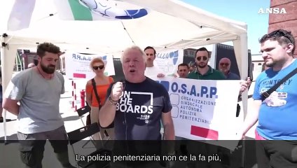 Torino, carceri: sit-in dell'Osapp dopo le recenti rivolte