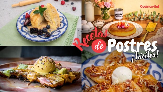 4 recetas de postres fáciles y deliciosos para la semana