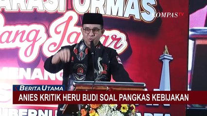 Respons Kritik Anies soal Pangkas Kebijakan di Jakarta, Heru Budi: Jangan Kambing Hitamkan Saya