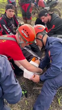 Bombeiros resgatam de helicóptero trilheiro ferido entre Novo Hamburgo e Estância Velha