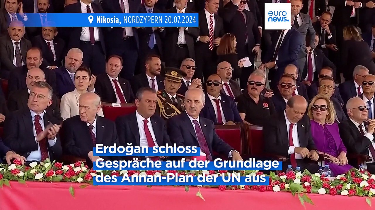 Erdoğan pocht auf Zwei-Staaten-Lösung für Zypern